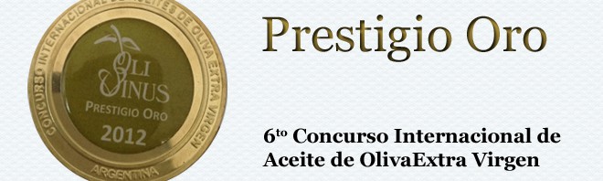 ADBlick Olivos obtuvo la distinción Prestigio de Oro en el concurso Olivinus 2012